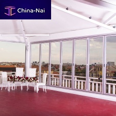 Sliding patio door KDSfoldingaluminumdouble-glazed