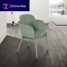 Contemporary chair CLEVELAND indoorfabricmetal base