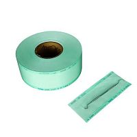 Breathable sterilization pouch self-sealing
