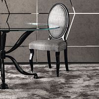 Traditional chair CHANTALindoorfabricleather