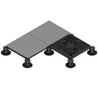 Outdoor raised access floor GravitySystempolypropylenehigh-resistancewind-proof