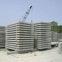 Concrete structural panel reinforced concretefor rooffor flooring