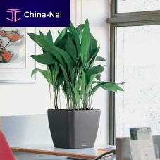 Concrete planter SELF-WATERINGplasticstainless steelaluminum