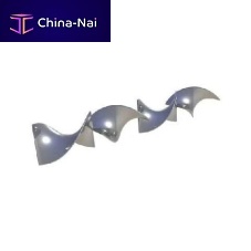 Helical ribbon impeller for agitators