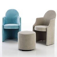 Contemporary chair armandindoorfabricleather