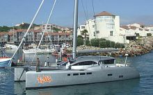 Catamaran sailing yacht TAG 60cruisingwith deck saloon