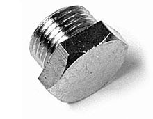 Hexagonal plug threadedmetal