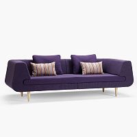 Corner sofa MIRAGEcontemporaryfabricleather