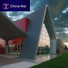 Ventilated facade cladding COMMERCIAL BUILDING, SCORZsheetcopperzinc-titanium
