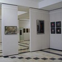 Removable partition EXPOWALLSslidingmetalfor exhibitions