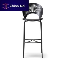 Scandinavian design bar chair TRINIDADindoorfabricleather