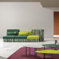 Modular sofa Horizoncontemporaryfabricgray