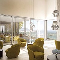 Metal sliding system HT 160 Sglass door