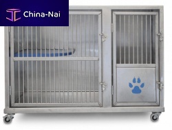 Cat veterinary cage stainless steel
