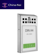 Wall-mounted ashtray AD LINEstainless steelfor outdoor usefor public space