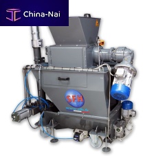 Suction unit with electric motor station de captage copeaux stationary