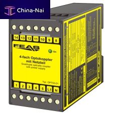 DIN rail optocoupler Opto2-01short circuit-proofwith integrated power supply