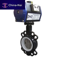 Butterfly valve 1100 seriespneumatically-operatedwaferlug type