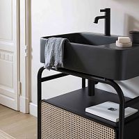 Countertop washbasin Marcelceramic1-holewith overflow