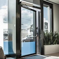 Interior door glassswingglazed