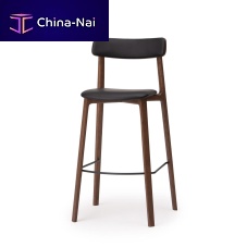 Contemporary bar chair AATOSindoorfabricleather