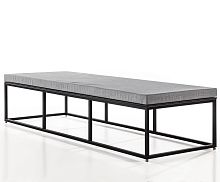 Contemporary bench Joyfabricstainless steelwithout backrest