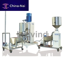 Dough production line continuous