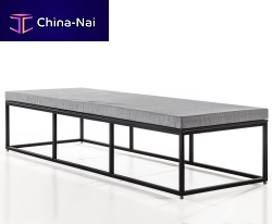 Contemporary bench Joyfabricstainless steelwithout backrest