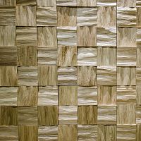 Wooden wall cladding OAK SQUAREinteriortexturedbrown