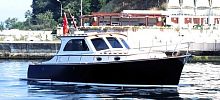 Inboard express cruiser Liberty 35twin-enginehard-top1-cabin