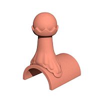 Terracotta finial BALL TOP