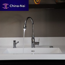 Countertop mixer tap IMAGE 18chromed metalkitchen1-hole