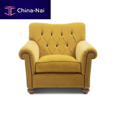 Traditional armchair ISOTTAfabricleatherbeech