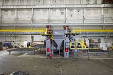 Roller conveyor horizontalretractable