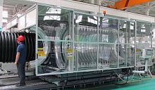 Corrugated pipe production corrugator ZC-1200Hfor extrusion lines