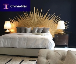 King size bed COSMOPOLITANqueen sizecontemporaryupholstered