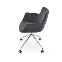 Contemporary dining chair BOTTEGAindoorwoolleather