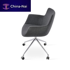 Contemporary dining chair BOTTEGAindoorwoolleather