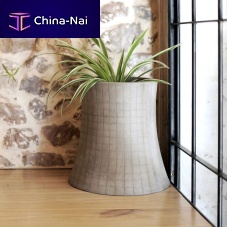 Fiber-reinforced concrete flower pot NUCLEAR PLANTfree-standingother shapeshome