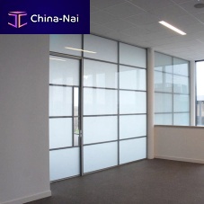 Removable partition MONOVOLUMEwoodenaluminumglazed