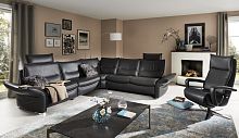 Convertible sofa MR 250contemporaryleatherbrown