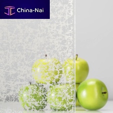 Tempered glass panel NOONAN : CRACKLE 2laminatedpatternedprinted