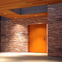 Teak wall cladding MERAPIinteriorexteriorglued