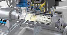 Solid mixing and metering unit ECOFILLER PLUSPU foamliquidshigh-pressure