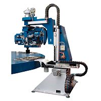 Stainless steel polishing machine Alphafor flat partsbuffingbrushing
