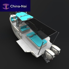 Outboard runabout 750Ltwin-engineopencenter console