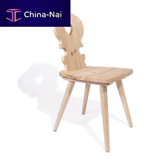 Traditional restaurant chair 4556indoorsolid woodupholstered