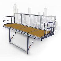 Work platform PTE-Csuspendedfor formwork