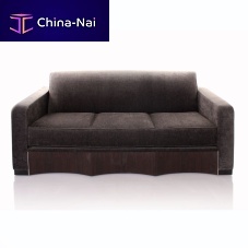 Contemporary sofa ZSF002fabricleatherbrown