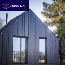 Zinc cladding elZinc RAINBOW® EBONYsheetshingleinterlocking
